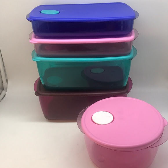 Tupperware CrystalWave Bowls Set of 5